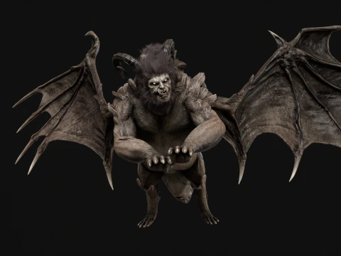 マンティコア 3Dモデル