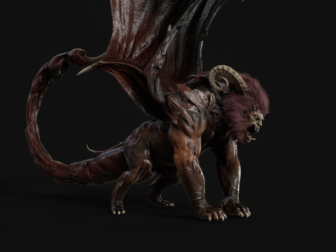 Manticore 3D मॉडल