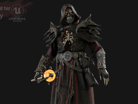 Skeleton ArchMage Modelo 3D