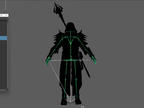 Skeleton ArchMage 3D Model