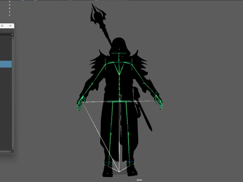 Skeleton ArchMage 3D Model