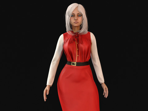 EngLittlegGirl2 3D Model