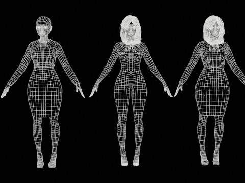 EngLittlegGirl2 3D Model