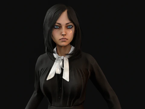 ScaryLittlegGirl2 3D Model