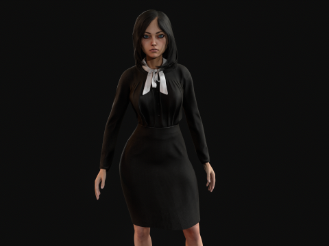 EngLittlegGirl2 3D Model
