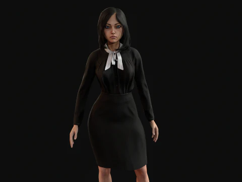 ScaryLittlegGirl2 3D Model