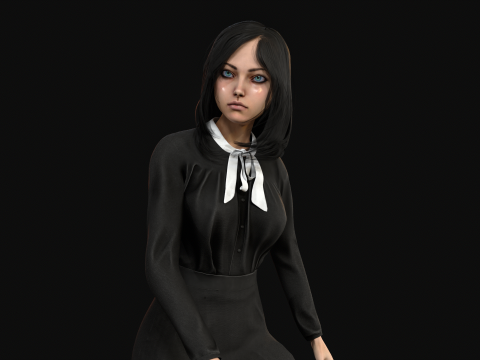 EngLittlegGirl2 3D Model
