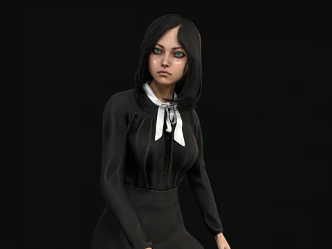 ScaryLittlegGirl2 3D Model