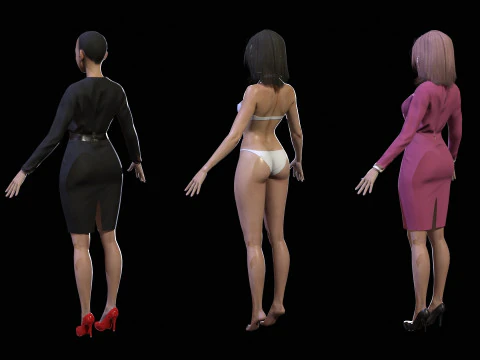 ScaryLittlegGirl2 3D Model