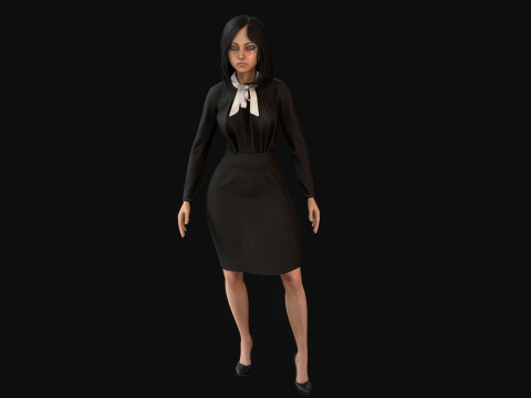 EngLittlegGirl2 3D Model