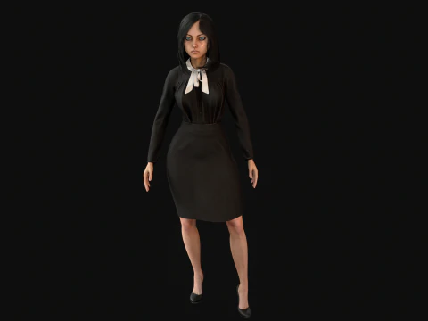 ScaryLittlegGirl2 3D Model