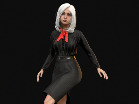 EngLittlegGirl2 3D Model