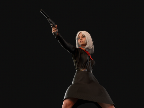 EngLittlegGirl2 3D Model