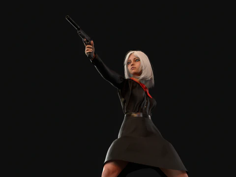 ScaryLittlegGirl2 3D Model