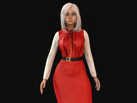 EngLittlegGirl2 3D Model