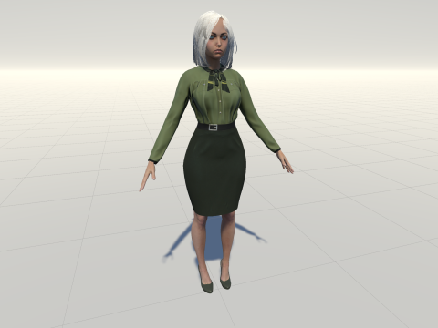 EngLittlegGirl2 3D Model