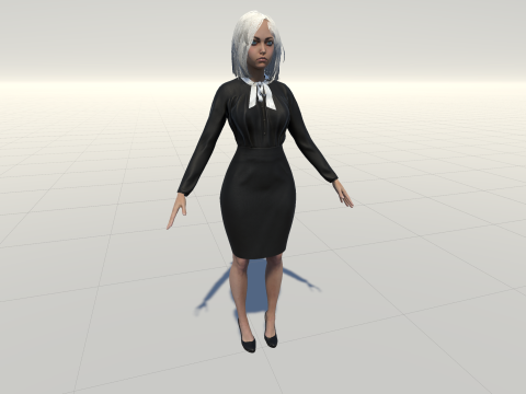 EngLittlegGirl2 3D Model