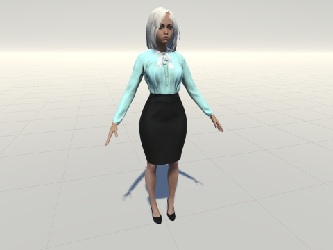 EngLittlegGirl2 3D Model