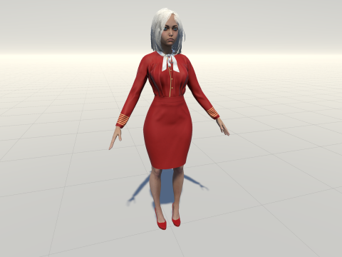 EngLittlegGirl2 3D Model