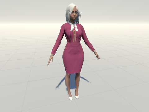 EngLittlegGirl2 3D Model