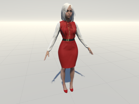 EngLittlegGirl2 3D Model