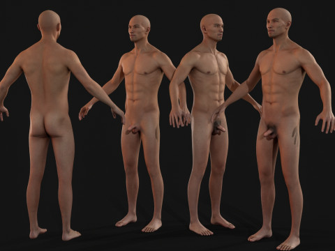 Uomo asiatico Modello 3D