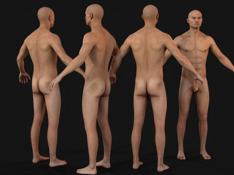 Uomo asiatico Modello 3D