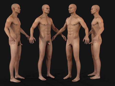 Asian Man 3D Model