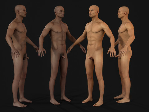 Uomo asiatico Modello 3D