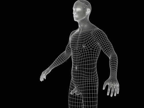 Uomo asiatico Modello 3D