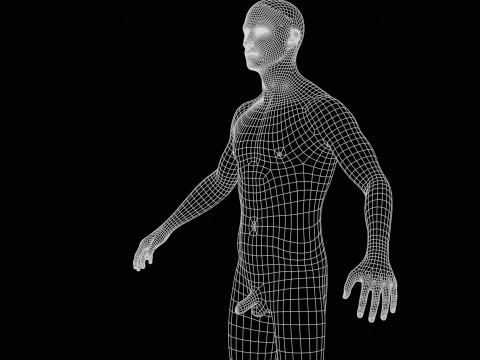 Asian Man 3D Model