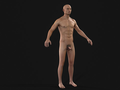 Uomo asiatico Modello 3D