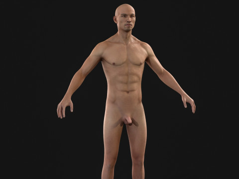 Uomo asiatico Modello 3D