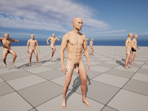 Uomo asiatico Modello 3D