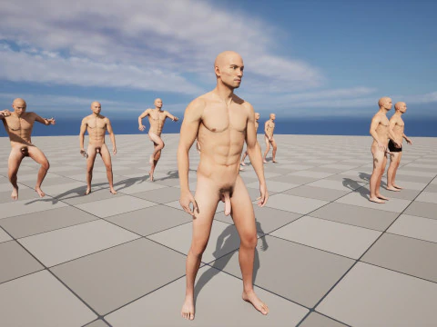 Asian Man 3D Model