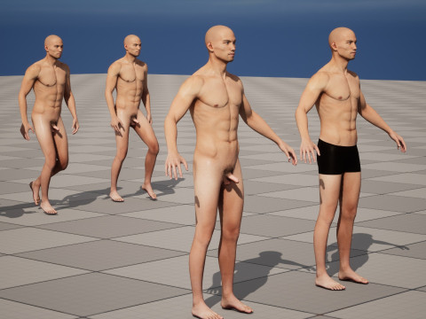 Uomo asiatico Modello 3D