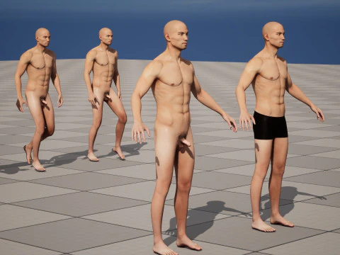 Asian Man 3D Model