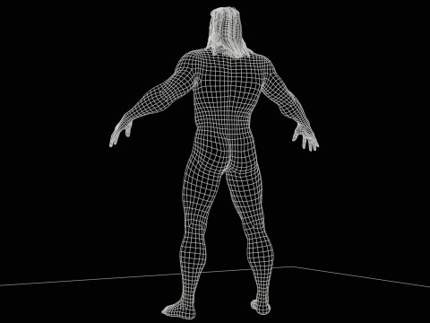 Barbarian Man 3D Model