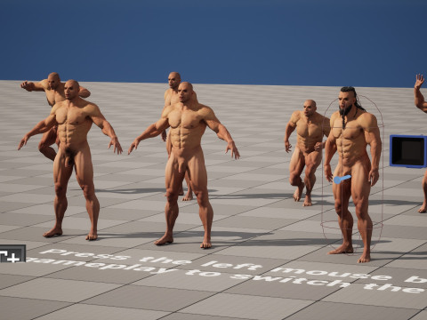 Barbarian Man 3D Model