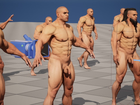 Barbarian Man 3D Model