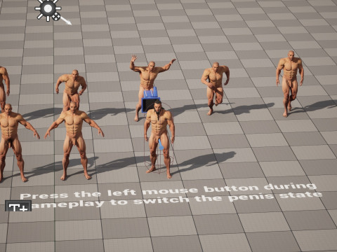 Barbarian Man 3D Model