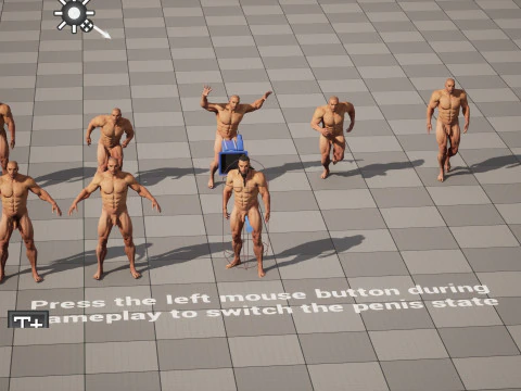 Homem B&aacute;rbaro Modelo 3D