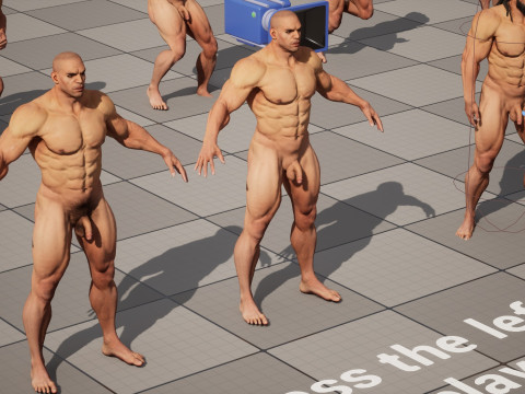 Barbarian Man 3D Model