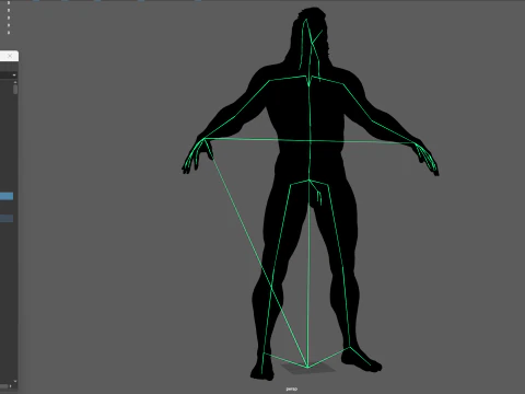 Homem B&aacute;rbaro Modelo 3D