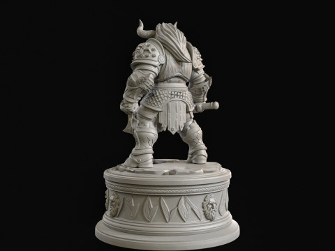 Impressão 3D do Minotauro Modelo 3D