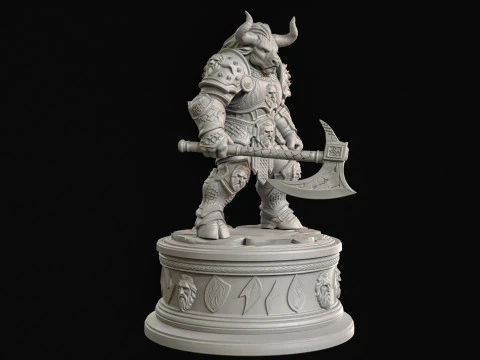 Minotaur 3d print 3D Model