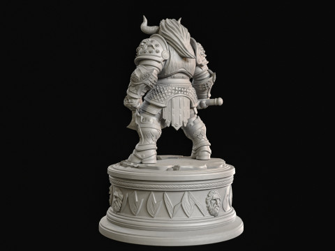 Impressão 3D do Minotauro Modelo 3D