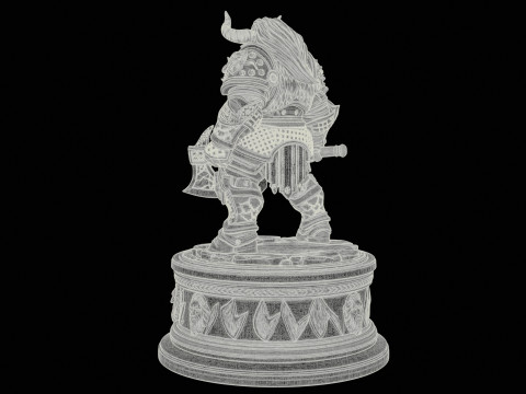 Impressão 3D do Minotauro Modelo 3D