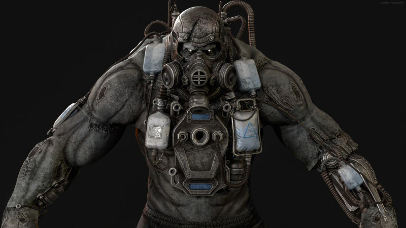 Super ZombieDrednout 3D Model .c4d .max .obj .3ds .fbx .stl .blend 