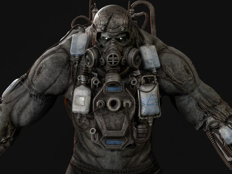 S&uuml;per ZombiDrednout 3D Model